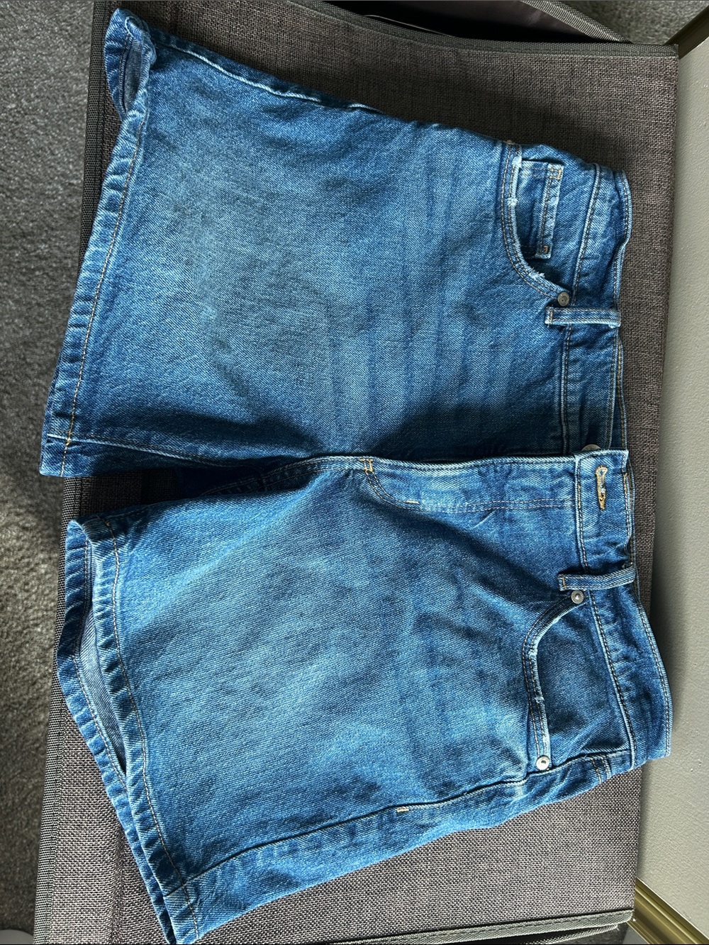 LOFT Blue Denim Jean Shorts
